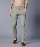 ISlim Fit Men Green Trousers